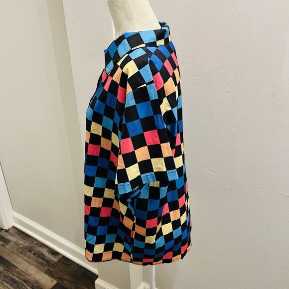 ROMWE Women’s Street Life Oversized Button-Up Shirt SZ M (A0131) - Picture 3 of 6